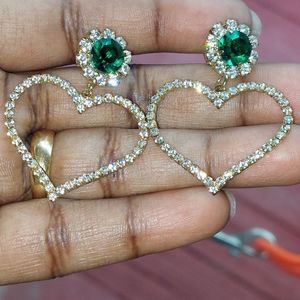 Heart earrings